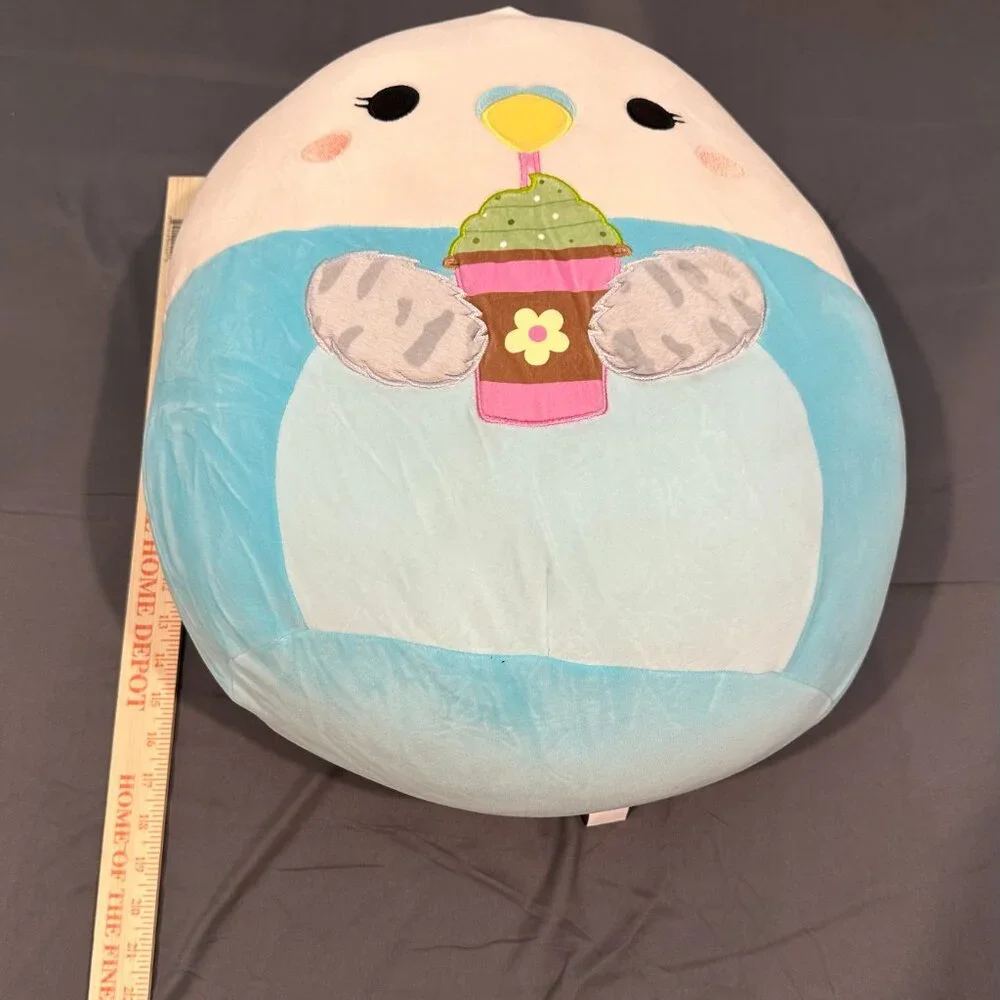 SQUISHMALLOWS‎ Tycho the Parakeet Plush Bird - 16
